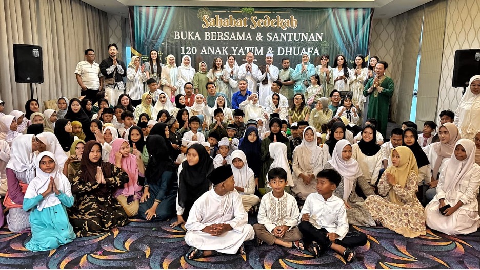 Santunan 120 Anak Yatim dan Dhuafa: Kolaborasi Sahabat Sedekah & The Bellezza Suites by Nemuru